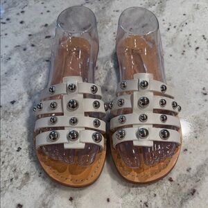 Marc Fisher Pava studded flat slide